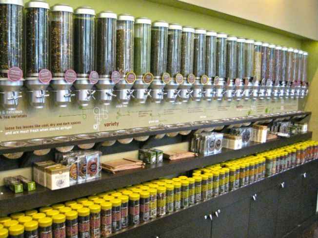 Argo Tea café säljer te i lösvikt